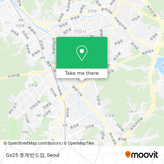 Gs25 호계반도점 map