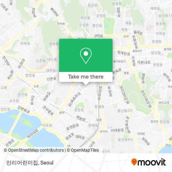 만리어린이집 map