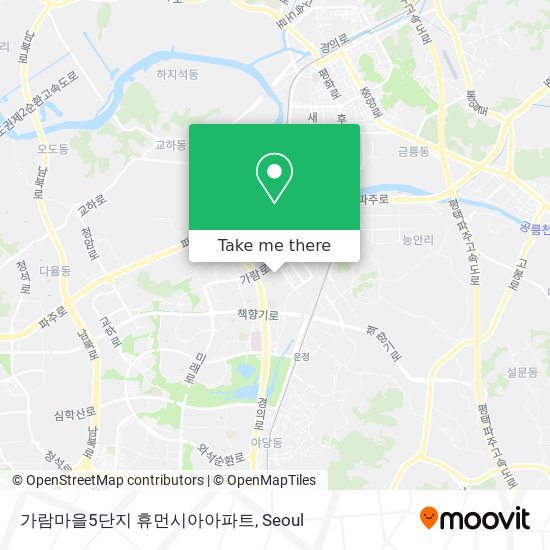 가람마을5단지 휴먼시아아파트 map