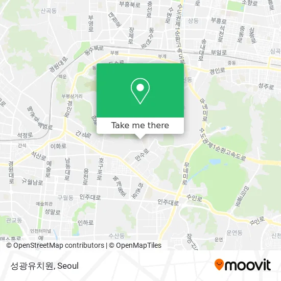 성광유치원 map
