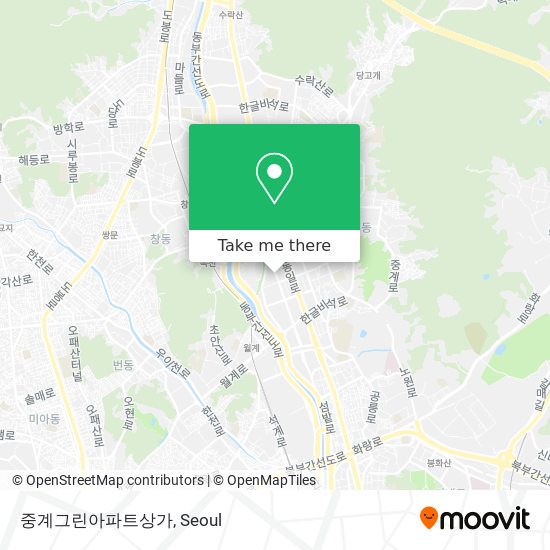 중계그린아파트상가 map