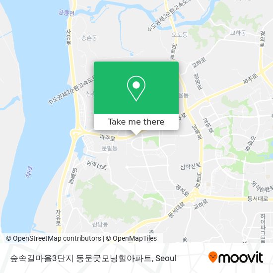 숲속길마을3단지 동문굿모닝힐아파트 map