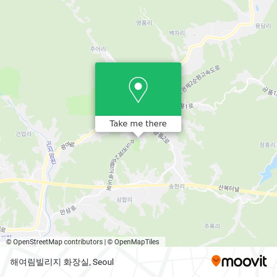 해여림빌리지 화장실 map