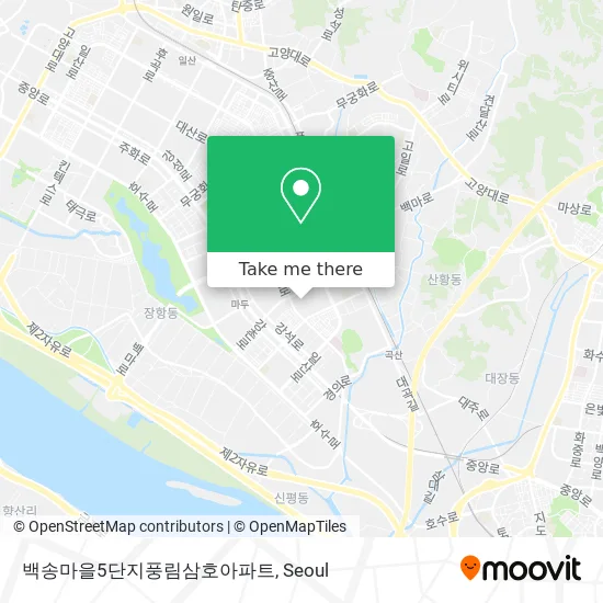 백송마을5단지풍림삼호아파트 map
