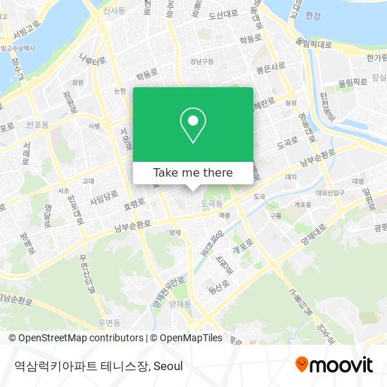 역삼럭키아파트 테니스장 map