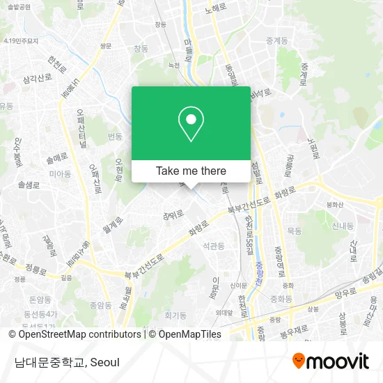 남대문중학교 map