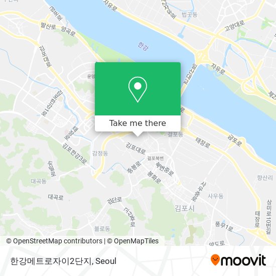 한강메트로자이2단지 map