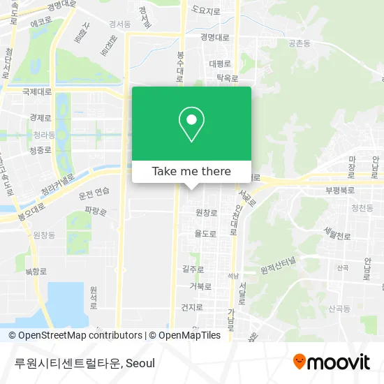 루원시티센트럴타운 map