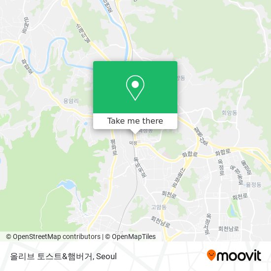 올리브 토스트&햄버거 map