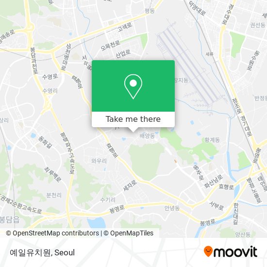 예일유치원 map