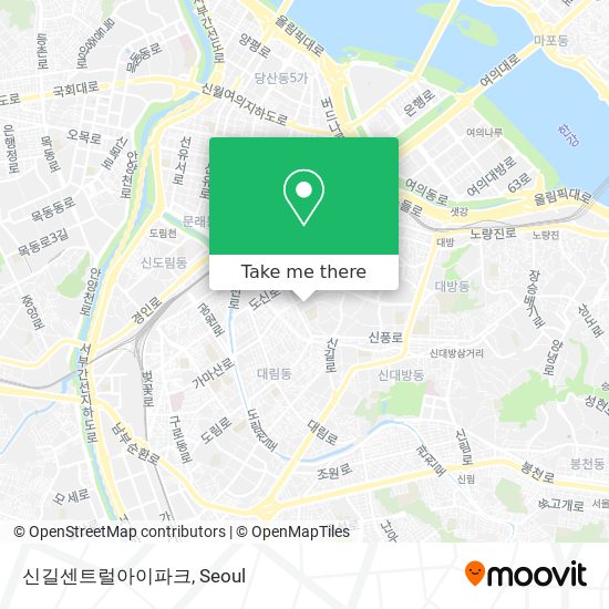 신길센트럴아이파크 map
