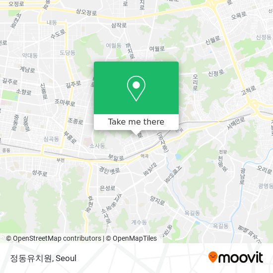 정동유치원 map