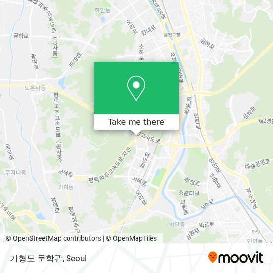기형도 문학관 map