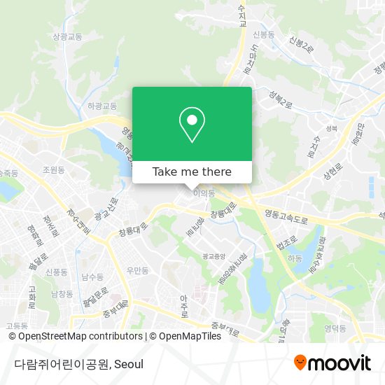다람쥐어린이공원 map