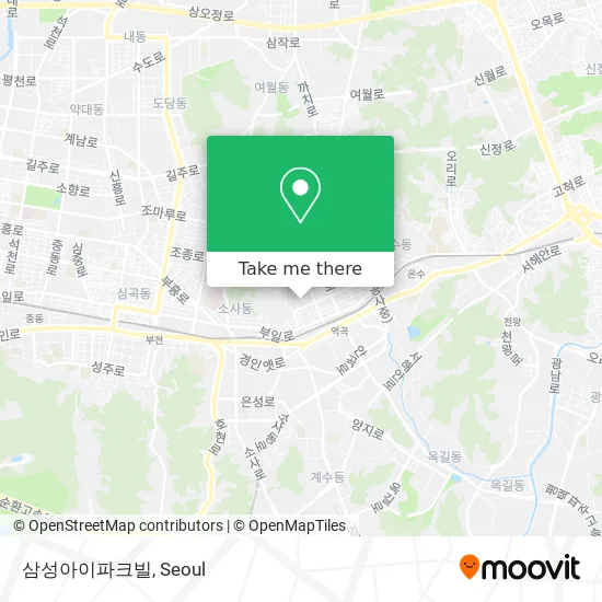 삼성아이파크빌 map
