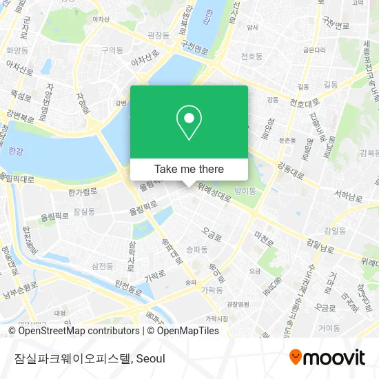 잠실파크웨이오피스텔 map