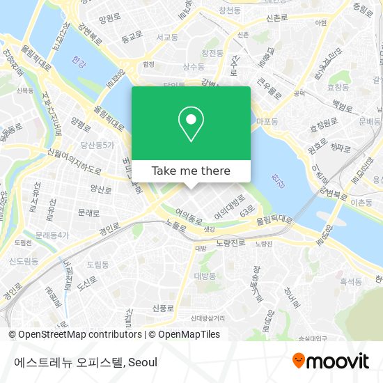 에스트레뉴 오피스텔 map
