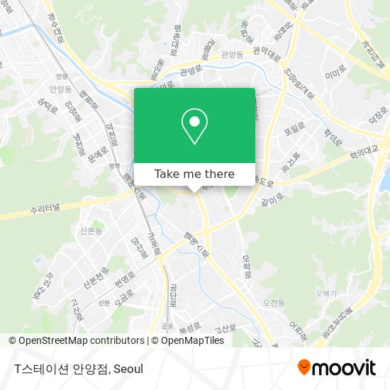 T스테이션 안양점 map
