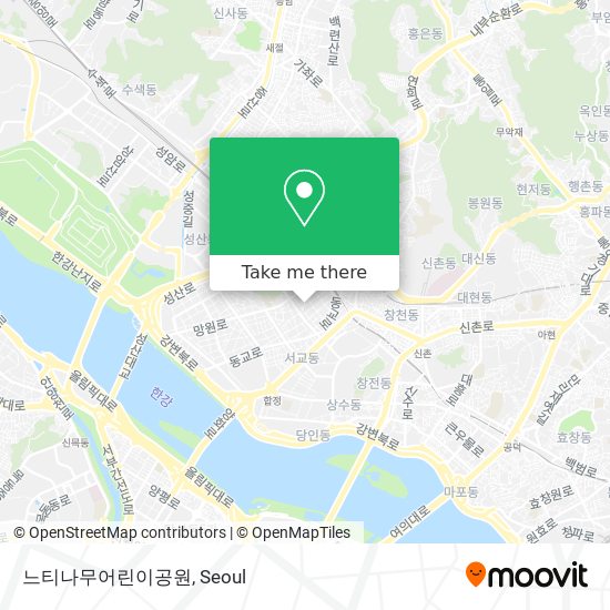 느티나무어린이공원 map
