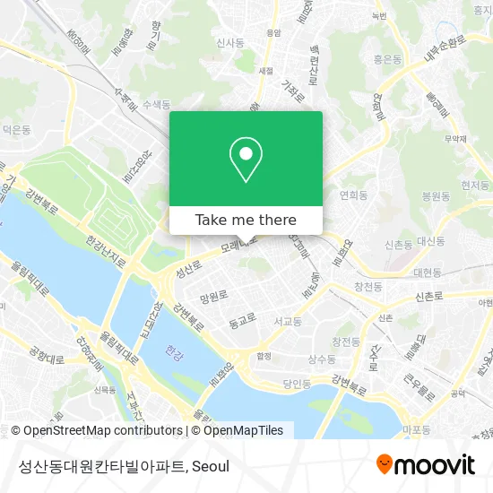 성산동대원칸타빌아파트 map