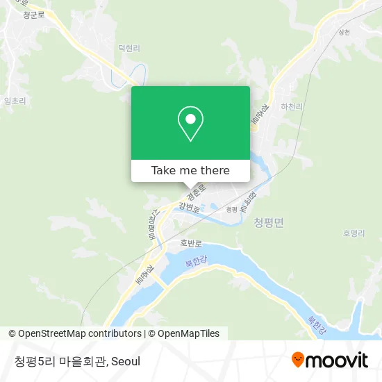 청평5리 마을회관 map