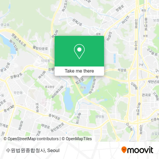 수원법원종합청사 map