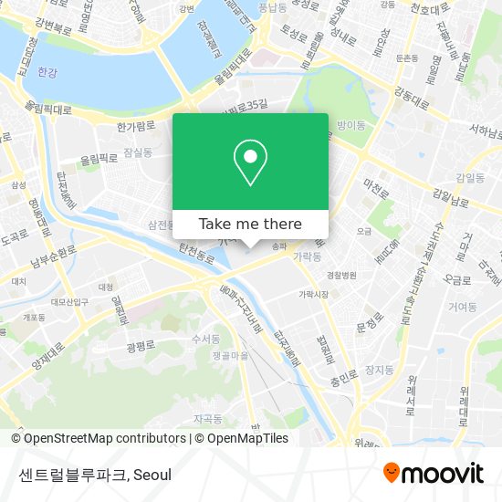 센트럴블루파크 map