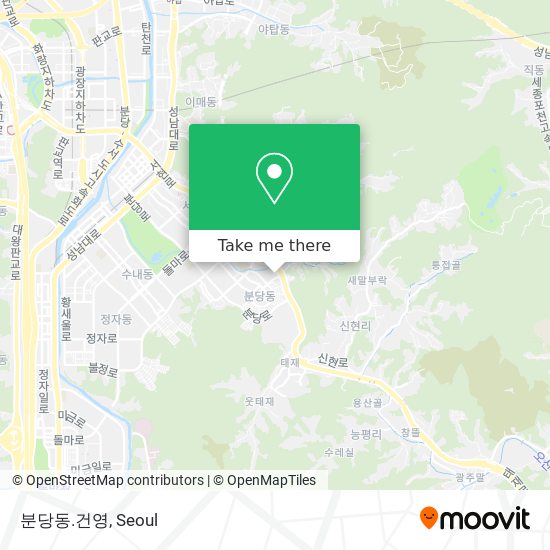 분당동.건영 map