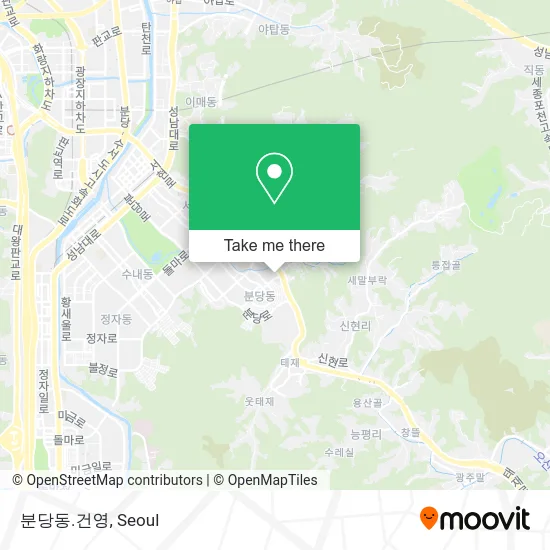 분당동.건영 map