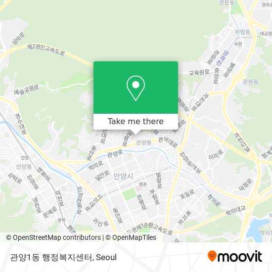관양1동 행정복지센터 map
