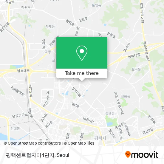평택센트럴자이4단지 map