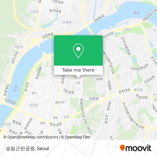 송림근린공원 map
