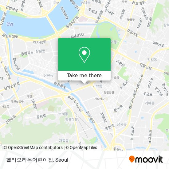 헬리오라온어린이집 map