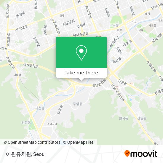 예원유치원 map