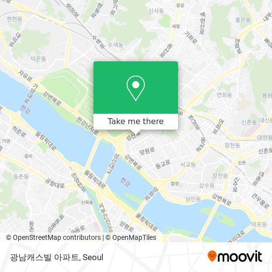 광남캐스빌 아파트 map