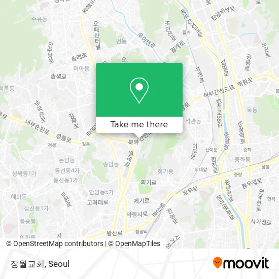 장월교회 map