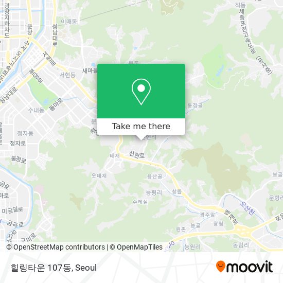힐링타운 107동 map