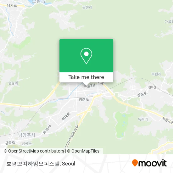 호평쁘띠하임오피스텔 map