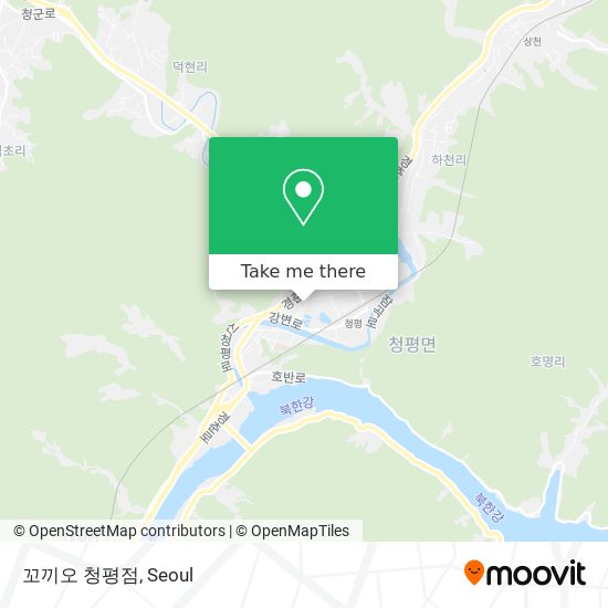 꼬끼오 청평점 map