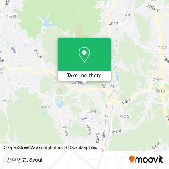 양주향교 map