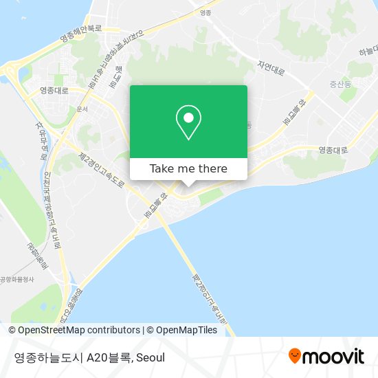 영종하늘도시 A20블록 map