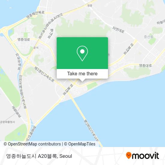영종하늘도시 A20블록 map