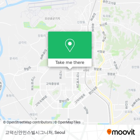 고덕신안인스빌시그니처 map