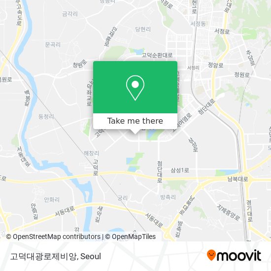 고덕대광로제비앙 map