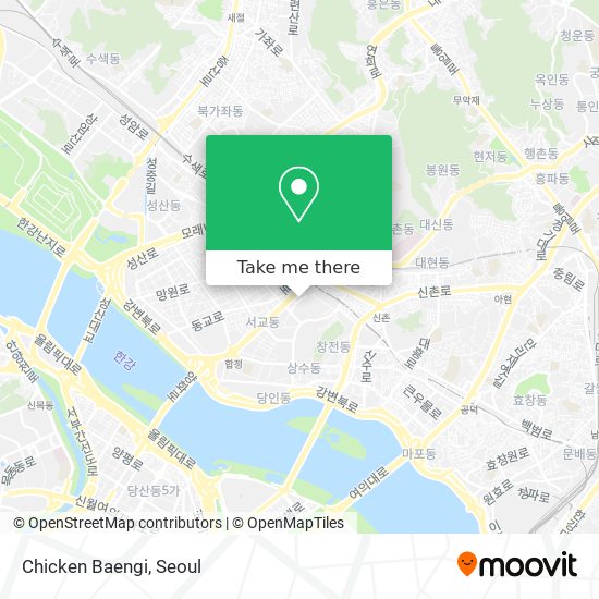 Chicken Baengi map