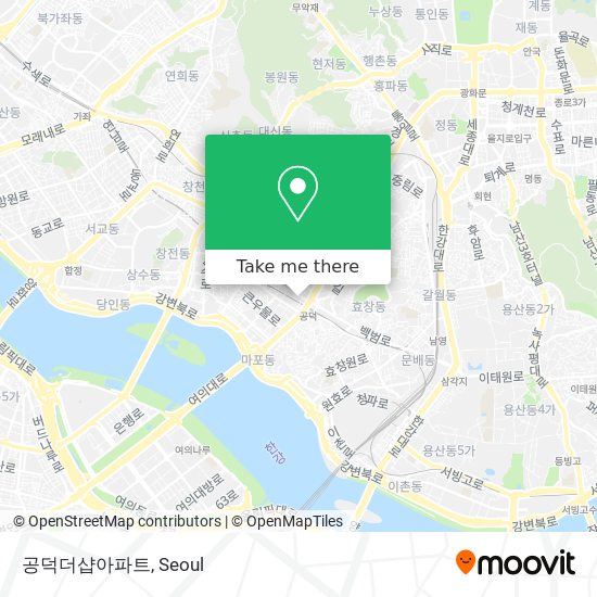 공덕더샵아파트 map