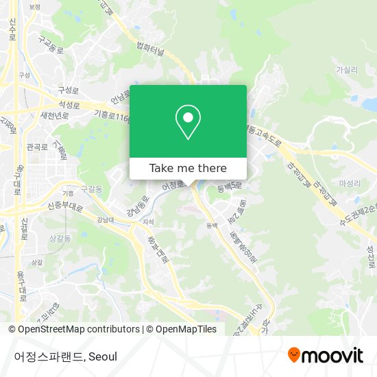 어정스파랜드 map