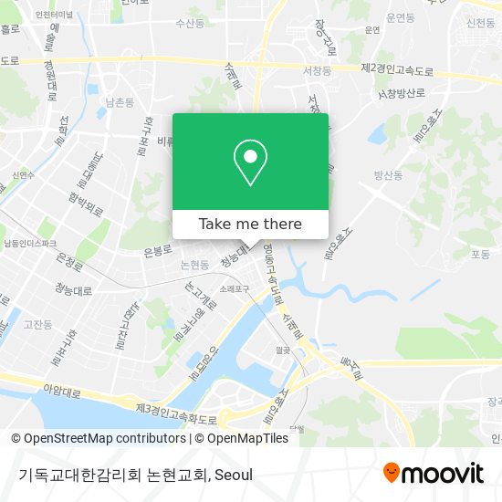 기독교대한감리회 논현교회 map