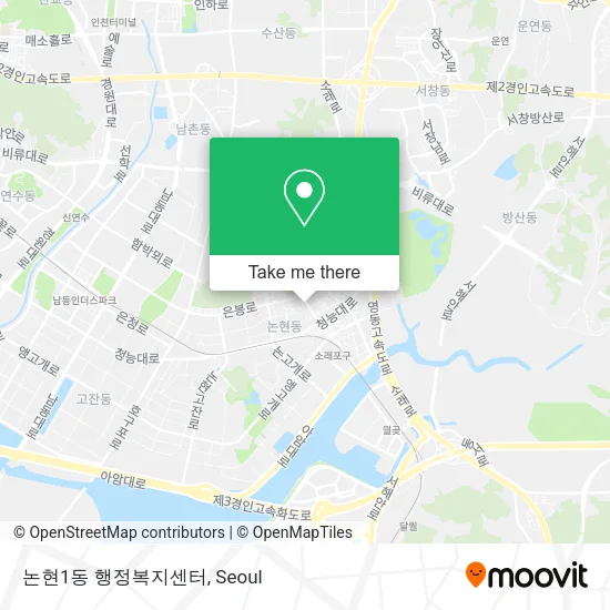 논현1동 행정복지센터 map