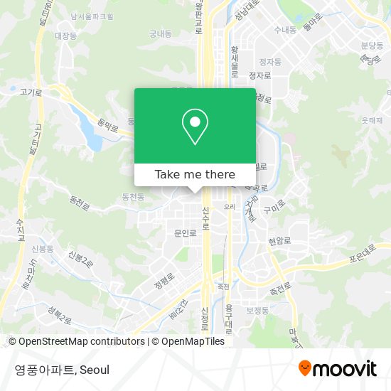 영풍아파트 map